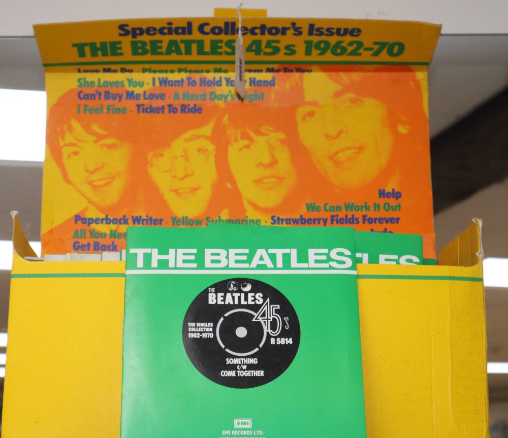 Beatles Special Collectors Issue singles, 1980s, x 75